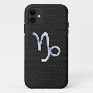 Capa Para iPhone Da Case-Mate Símbolo de prata do zodíaco do Capricórnio do