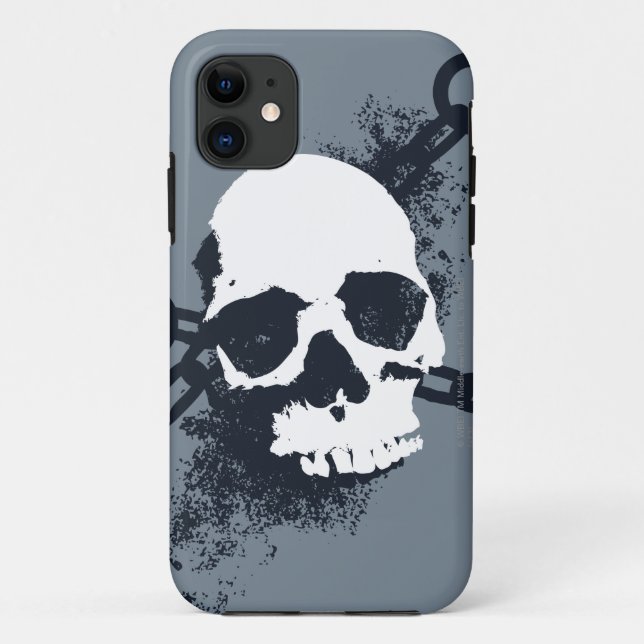 Capa Para iPhone Da Case-Mate Símbolo do crânio do necromante (Verso)