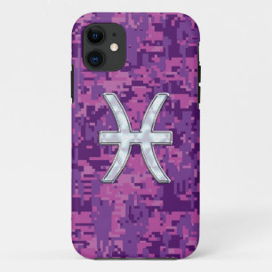 Capa Para iPhone Da Case-Mate Símbolo do zodíaco dos peixes na camuflagem
