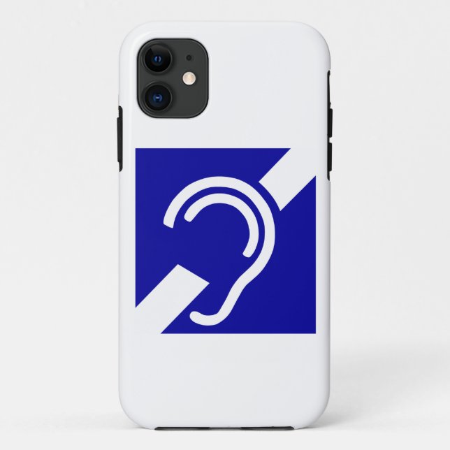 Capa Para iPhone Da Case-Mate Símbolo surdo (Verso)