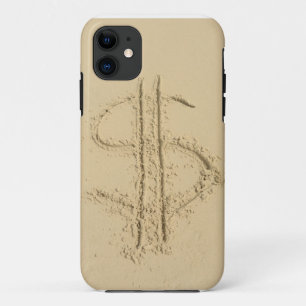 Capa Para iPhone Da Case-Mate Sinal de dólar escrito em areia