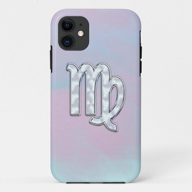 Capa Para iPhone Da Case-Mate Sinal de Virgo Zodiac em Pastels Estilo de Nacre I (Verso)