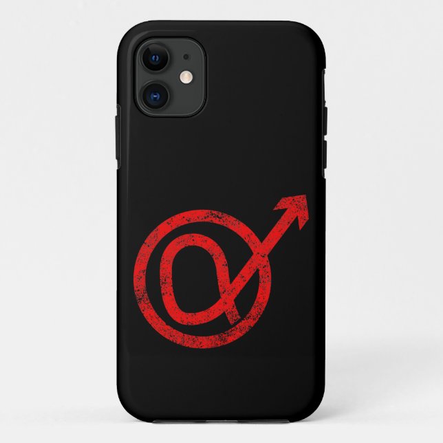 Capa Para iPhone Da Case-Mate Sinal do homem alfa (Verso)