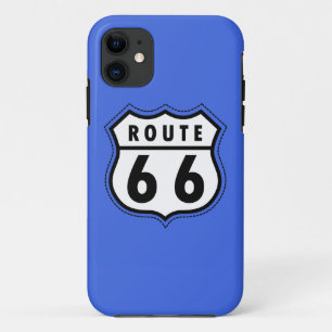 Capa Para iPhone Da Case-Mate Sinal Real Blue Route 66 Road