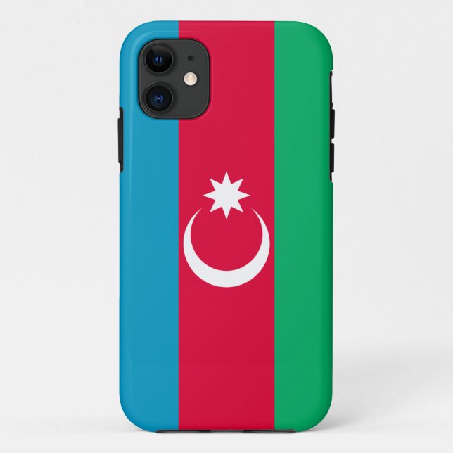 Capa Para iPhone Da Case-Mate Sinalizador Azerbaijão (Verso)