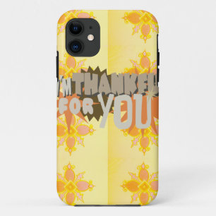 Capa Para iPhone Da Case-Mate Sinceramente gratidão: "Obrigado por ti" com amor,