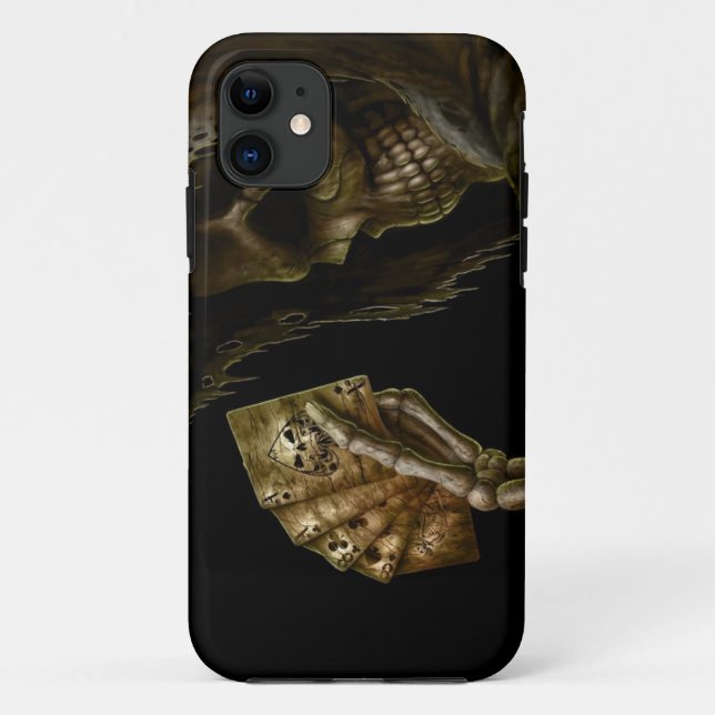 Capa Para iPhone Da Case-Mate Skull Poker (Verso)