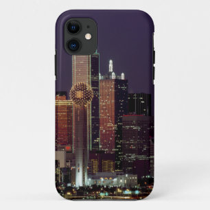 Capa Para iPhone Da Case-Mate Skyline da noite de Dallas, Texas