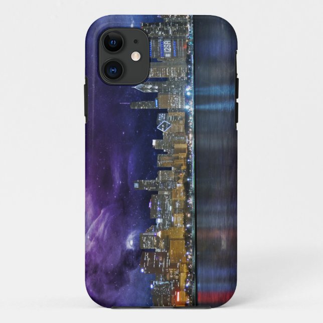 Capa Para iPhone Da Case-Mate Skyline do Spacey Chicago (Verso)