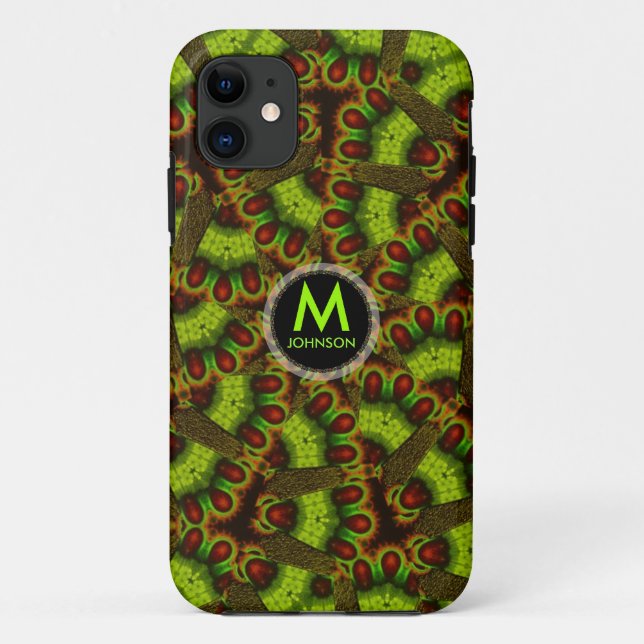 Capa Para iPhone Da Case-Mate Snakey Abstrato Monograma iPhone 5 Case-Mate (Verso)