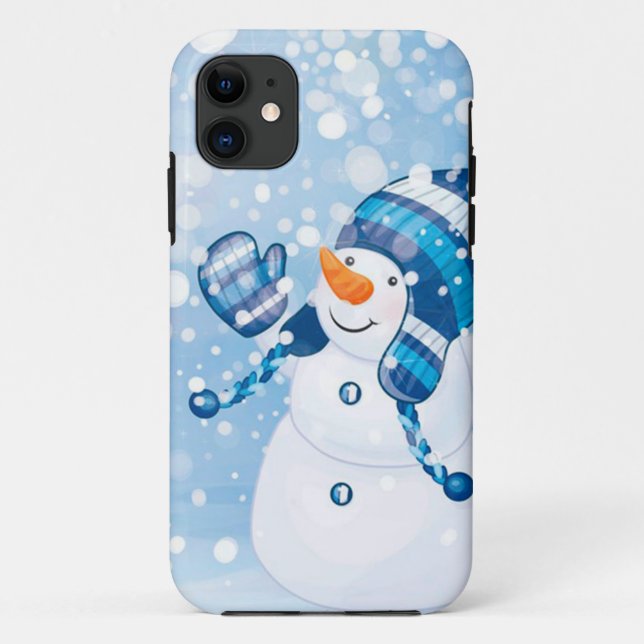 Capa Para iPhone Da Case-Mate Snowman (Verso)