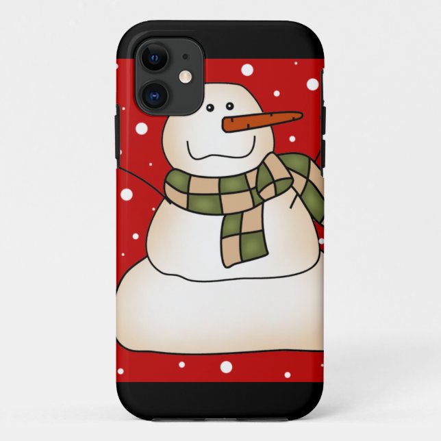 Capa Para iPhone Da Case-Mate Snowman Gifts (Verso)