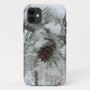 Capa Para iPhone Da Case-Mate Snowy Pine Branch Winter Nature Fotografia