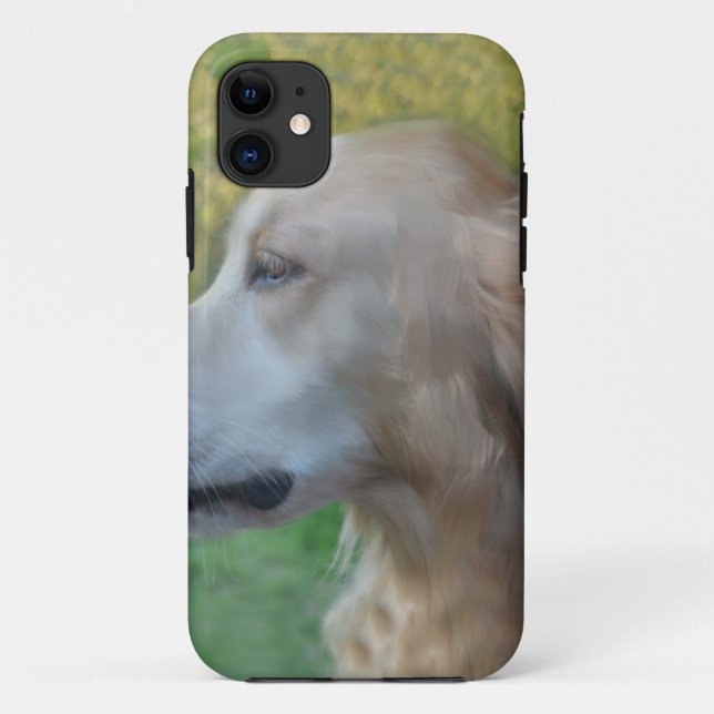 Capa Para iPhone Da Case-Mate Sombra, o Ouro Retriever (Verso)