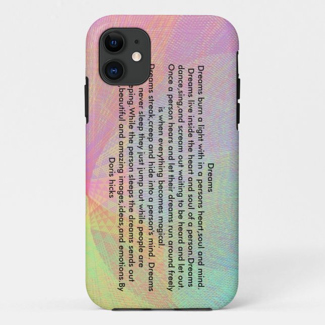 Capa Para iPhone Da Case-Mate Sonhos (Verso)