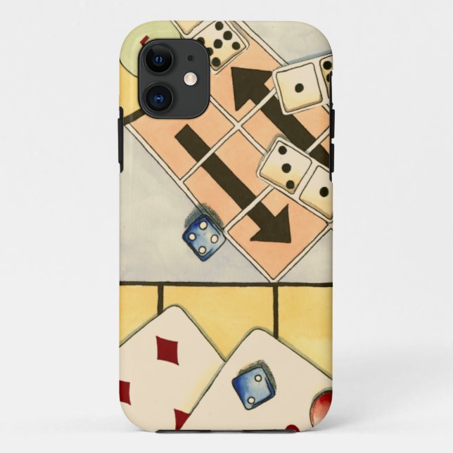 Capa Para iPhone Da Case-Mate Sorteio de Jogos de Chance (Verso)