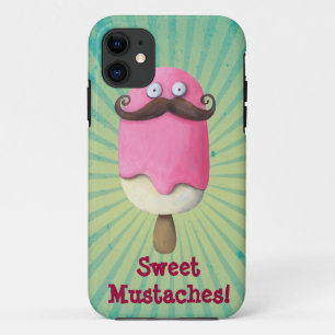 Capa Para iPhone Da Case-Mate Sorvete cor-de-rosa com bigodes