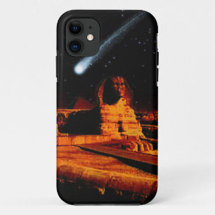 Capa Para iPhone Da Case-Mate Sphinx & Moon sobre as Pirâmides de Giza egípcias