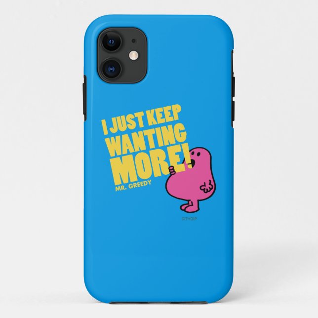 Capa Para iPhone Da Case-Mate Sr. Greedy quer mais (Verso)