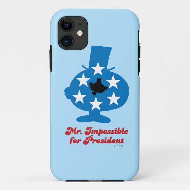 Capa Para iPhone Da Case-Mate Sr. Impossível Para Presidente (Verso)