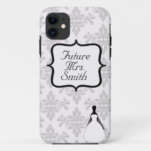 Capa Para iPhone Da Case-Mate Sra. futura caso do damasco branco do iPhone 5