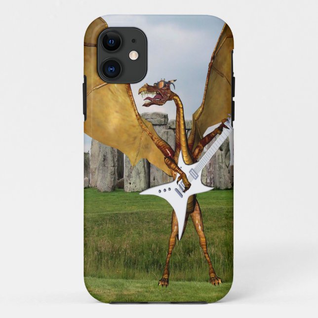 Capa Para iPhone Da Case-Mate Stonehenge Dragon (Verso)