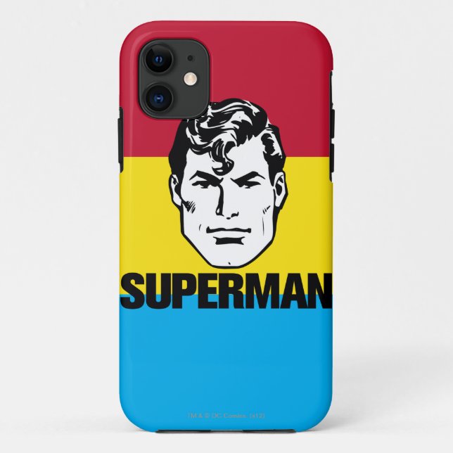 Capa Para iPhone Da Case-Mate Stripe Boy - Super-Homem (Verso)