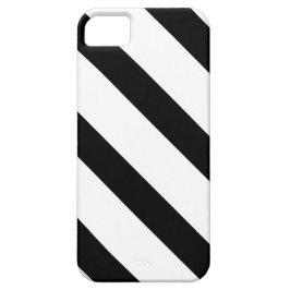 Capa Para iPhone Da Case-Mate Striped (Preto e Branco) | Diagonal) Qualquer Tama