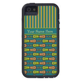 Capa Para iPhone Da Case-Mate Stripes, Padrão Tribal, Teal: Caso do iPhone 5/5 s