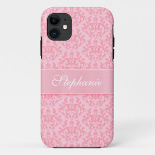 Capa Para iPhone Da Case-Mate "Sua" luz conhecida do damasco - caso cor-de-rosa