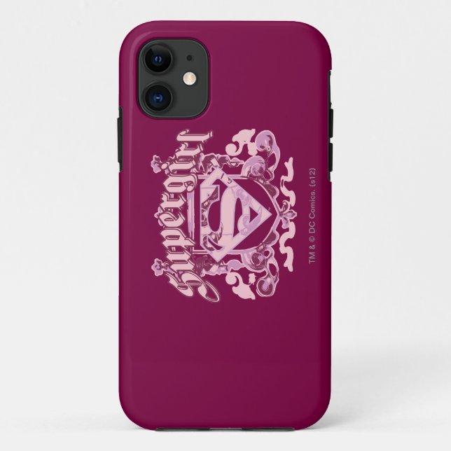 Capa Para iPhone Da Case-Mate Super Girl Crest Design (Verso)