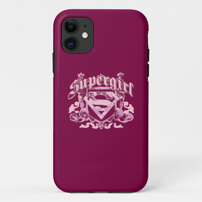 Capa Para iPhone Da Case-Mate Super Girl Crest Design (Verso)