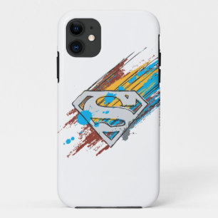Capa Para iPhone Da Case-Mate Super-Homem  Logotipo Paint Streaks