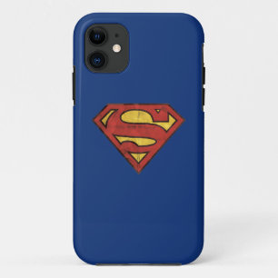 Capa Para iPhone Da Case-Mate Super-Homem  Logotipo preto Grunge