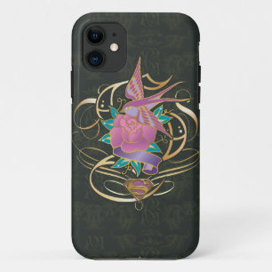 Capa Para iPhone Da Case-Mate Supergirl Bird and Flower