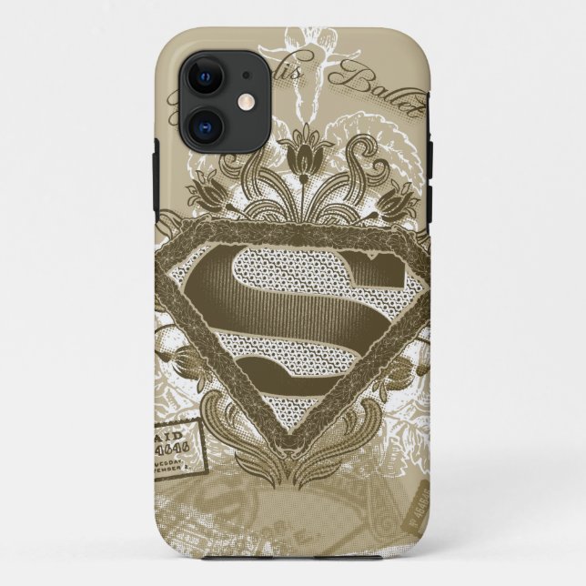 Capa Para iPhone Da Case-Mate Supergirl Metropolis Balé Brown (Verso)