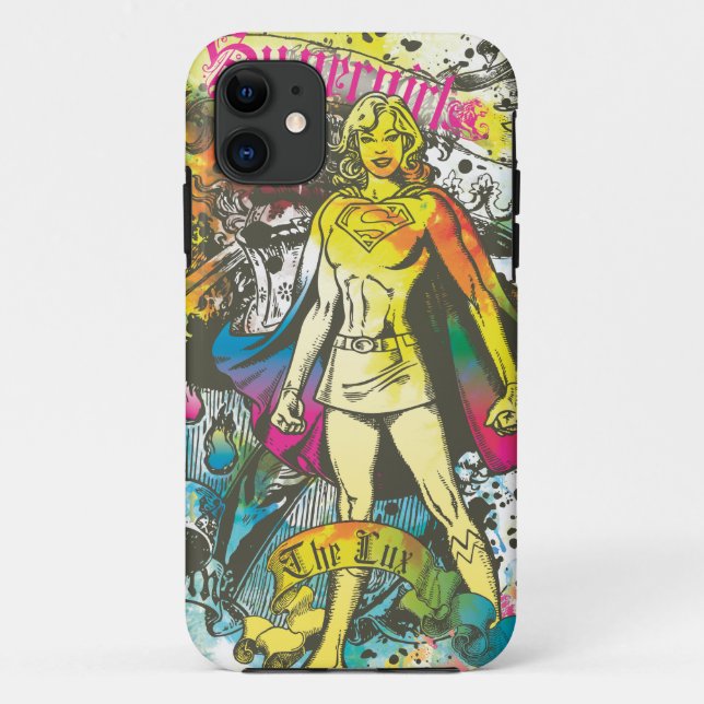 Capa Para iPhone Da Case-Mate Supergirl Pose A Lux (Verso)