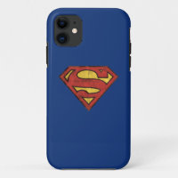 Superman S-Shield | Logótipo Grunge Black Outline