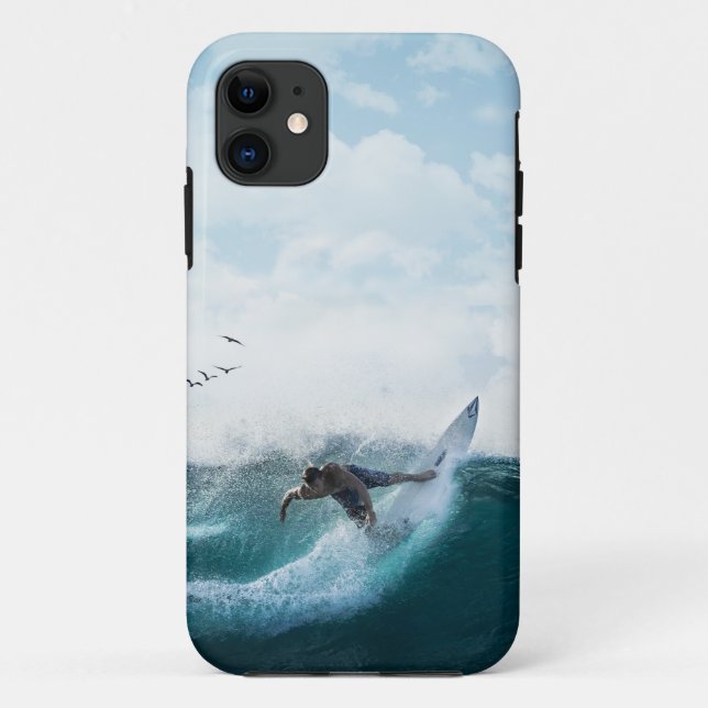 Capa Para iPhone Da Case-Mate Surf acima (Verso)