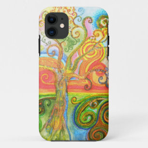 Capa Para iPhone Da Case-Mate Swirly caixa psicadélico colorida do iPhone 5 da