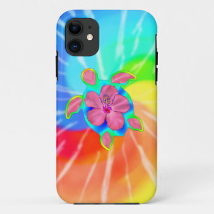 Capa Para iPhone Da Case-Mate Tartaruga e hibiscus tropicais de Honu