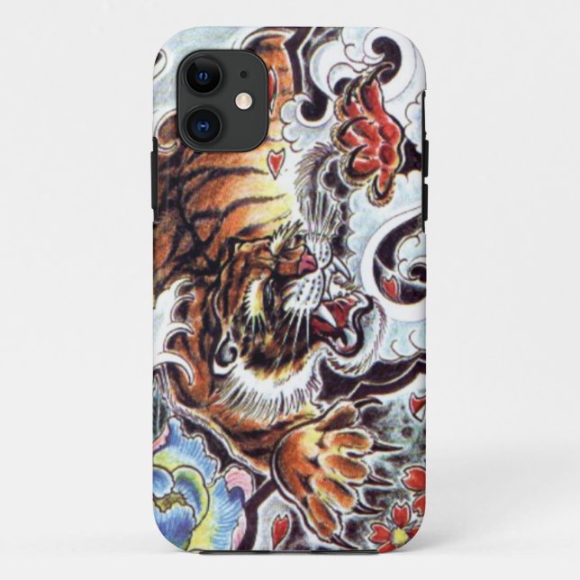 Capa Para iPhone Da Case-Mate Tatuagem de Tigre Japonês (Verso)