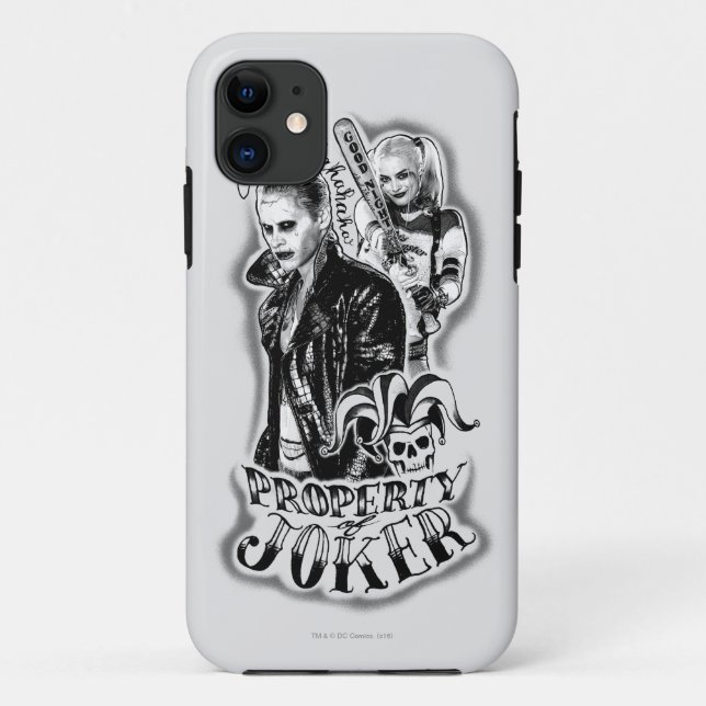Capa Para iPhone Da Case-Mate Tatuagem do Airbrush do palhaço & do Harley do (Verso)