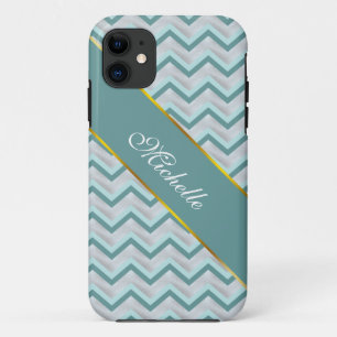 Capa Para iPhone Da Case-Mate Teal e Pérolas ZigZag