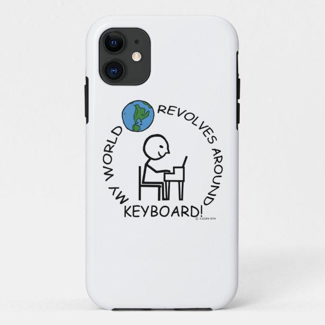 Capa Para iPhone Da Case-Mate Teclado - O mundo volta (Verso)