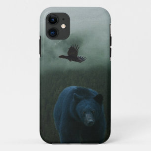 Capa Para iPhone Da Case-Mate Tema do urso preto & dos animais selvagens do