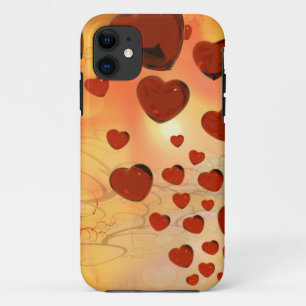 Capa Para iPhone Da Case-Mate Tendência de corações amorosos, acessórios. Dia de