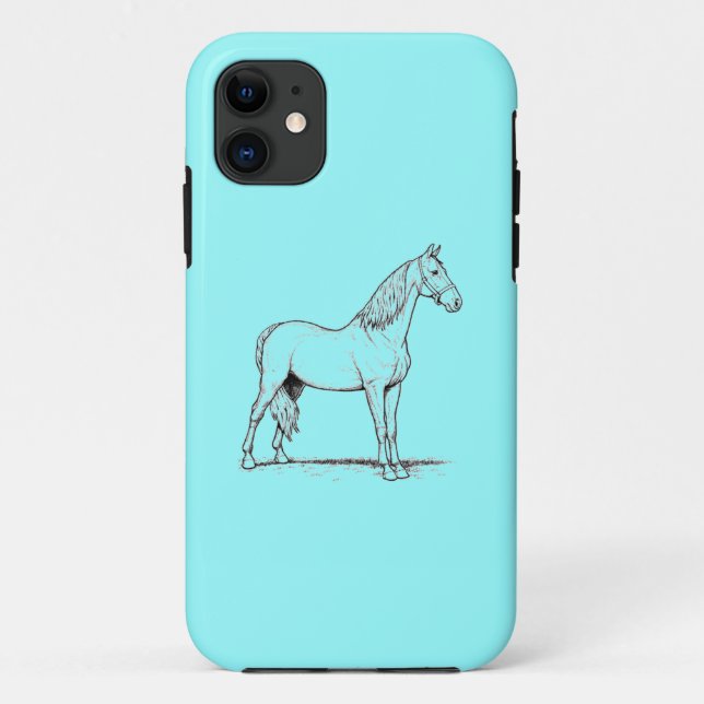 Capa Para iPhone Da Case-Mate Tennessee Walking Horse - em pé (Verso)