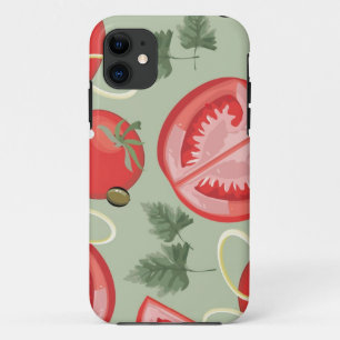 Capa Para iPhone Da Case-Mate Teste padrão abstrato com tomate