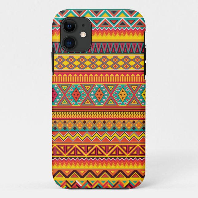Capa Para iPhone Da Case-Mate Teste padrão asteca (Verso)
